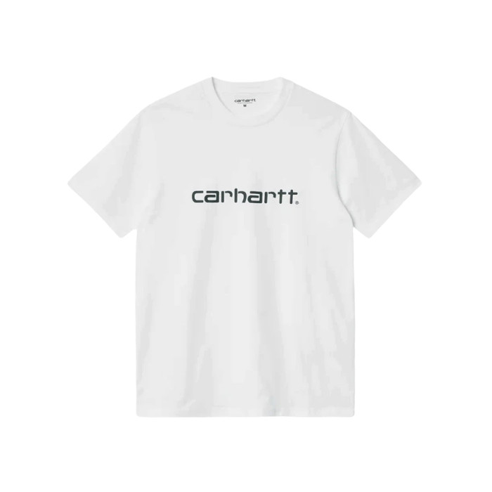 Carhartt WIP Script Logo Short Sleeve T-Shirt White
