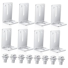 8 Pieces Garage Door Track Jamb Bracket Reinforcement Garage Door Track Steel