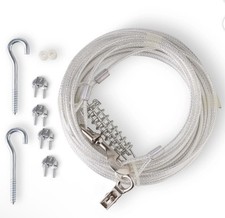 XL Vibrant Life 60ft 120lbs Dog Trolley 10ft Runner Cable Tie Out X-Large Dogs