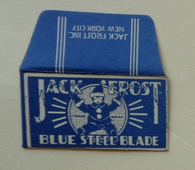 Vintage Razor Blade JACK FROST -  One Wrapped Blade