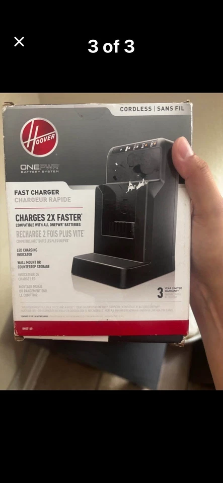 Batería de iones de litio Hoover ONEPWR 4.0 BH15240 y cargador Hoover BH05000 Foto 2 de 3