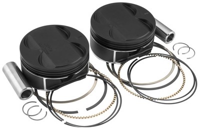 Wiseco K Schwarz Edition Kolben Set (117in - 3.937in. Bohrung, 11:1 Kompression
