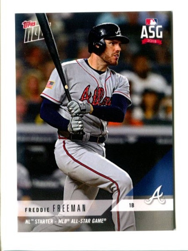 2018 Topps Now AS-3 Freddie Freeman