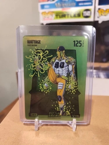 2026 Bo Jackson Battle Arena Wattage `TJ Watt` #GBF-92 Glow BattleFoil