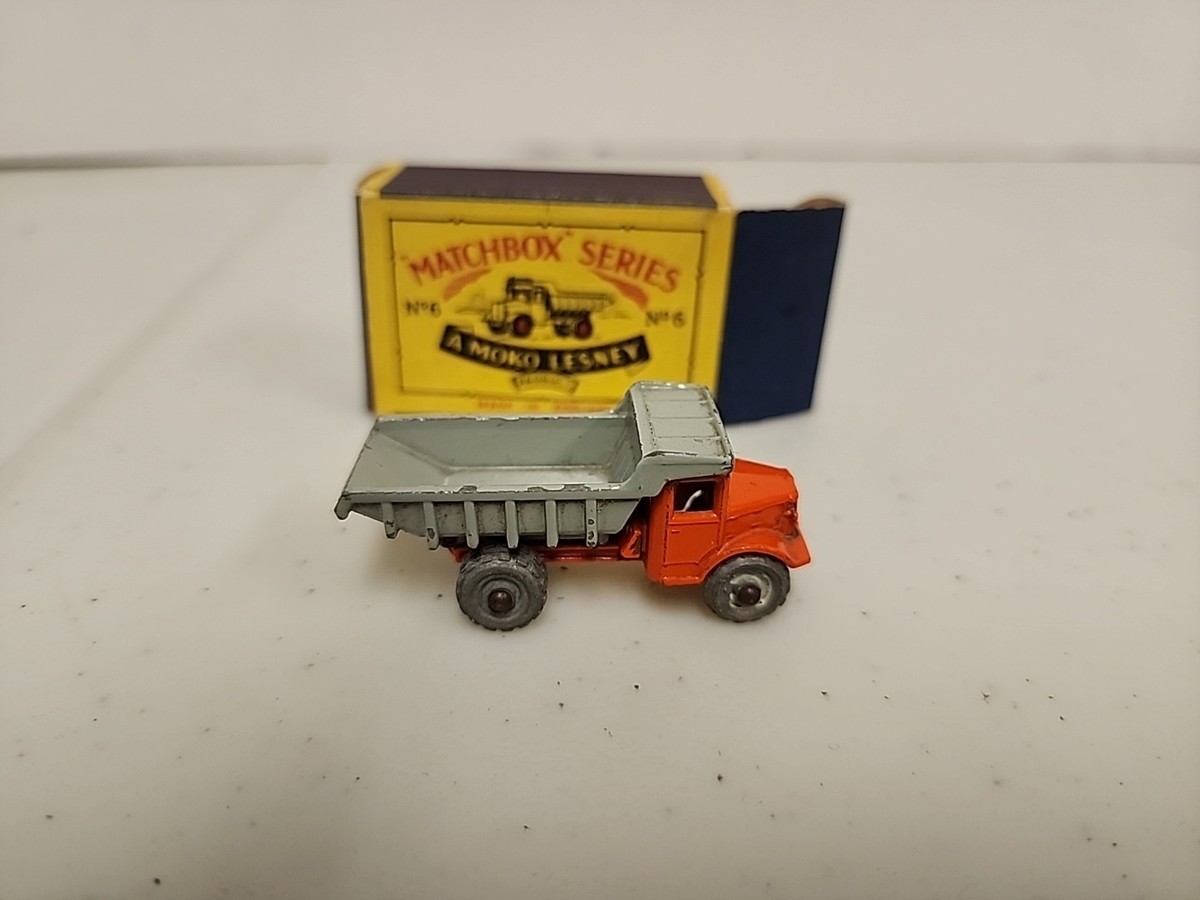 ミニカー Matchbox Series No.6 A Moko Lesney Vintage Matchbox Moko Lesney No. 6 Quarry Dump Truck W/ Original
