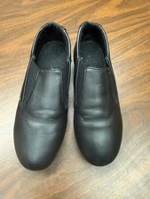 Capezio Tele Tone Black Tap Dance Shoes Size 6 M Unisex Metal Sole Tap