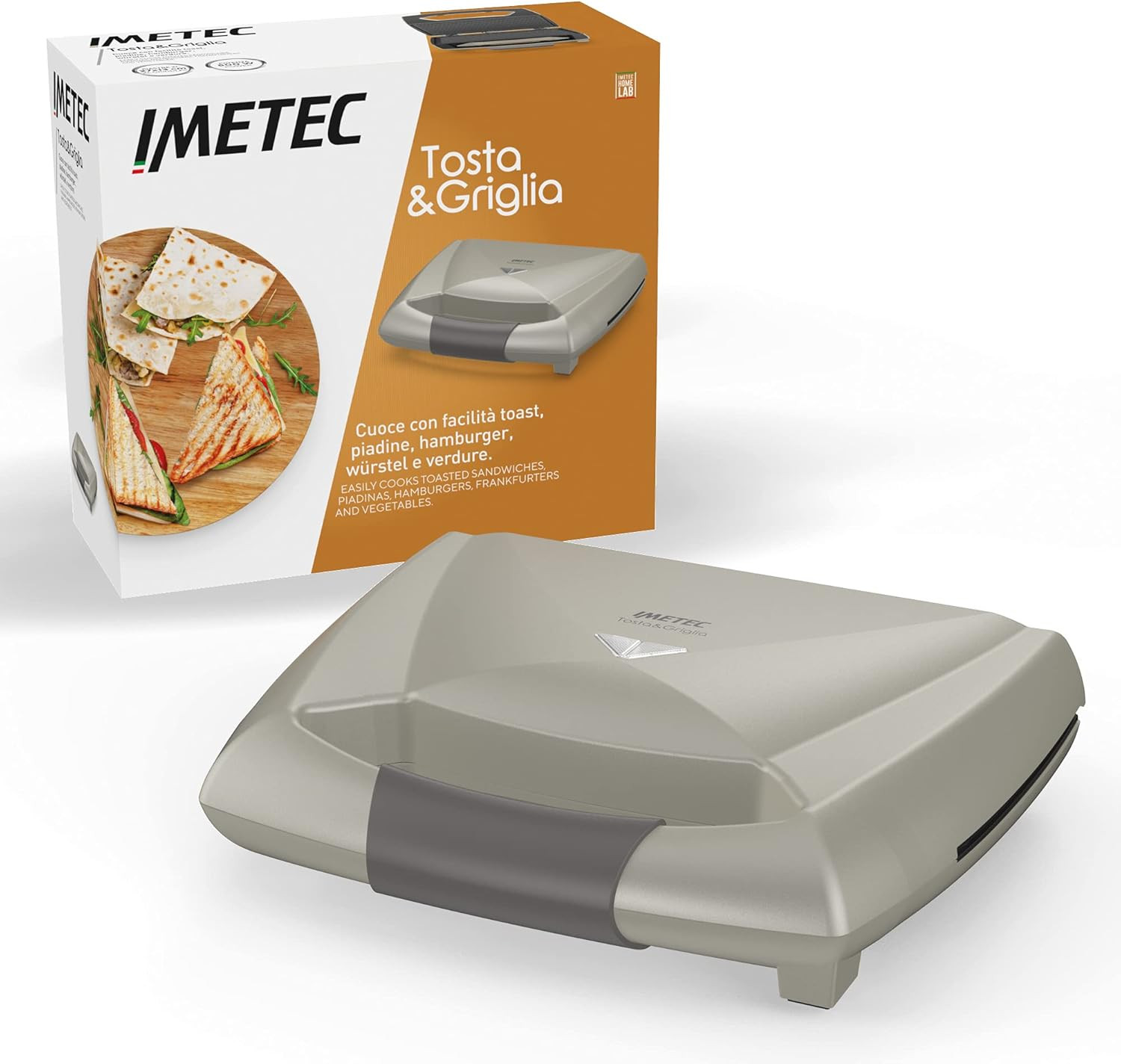 Tostiera Elettrica Imetec Tosta&Griglia Piastre XL: L'Arte del Toast