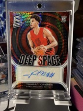 💎 2023-24 Panini Spectra Toumani Camara RC Auto 06/10 Red Deep Space 💎