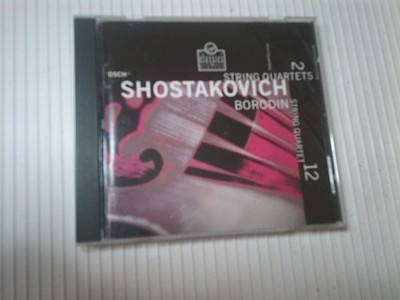 BORODIN QUARTET SHOSTAKOVICH: STRING QUARTETS NOS. 2 & 12 NEW CD