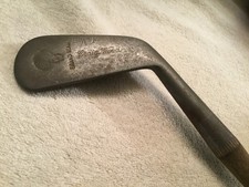 Antique Vintage Grand Slam Craig Wood Hickory 1-Iron Two Time Major Champion