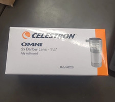 Celestron Omni 93326 1.25" 1-1/4"2X Barlow Lens Magnification Eyepiece Telescope