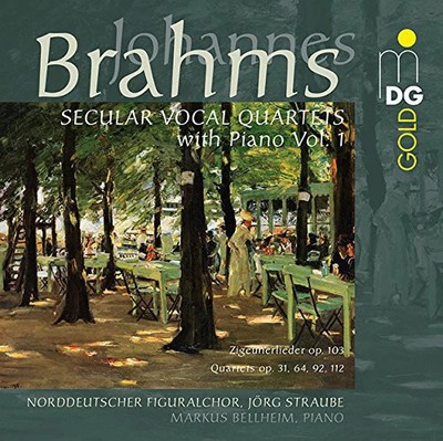 Brahms / Straube,jorg - Secular Choral Works With Piano Vol. 1 - Music CD