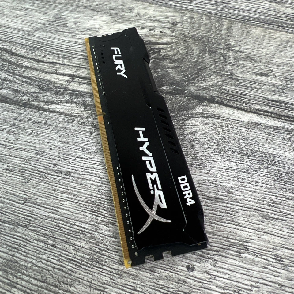 Memoria Kingston HyperX FURY 8 GB (4 GB) PC4-19200 (DDR4-2400) (HX424C15FBK2/8) Foto 2 de 4