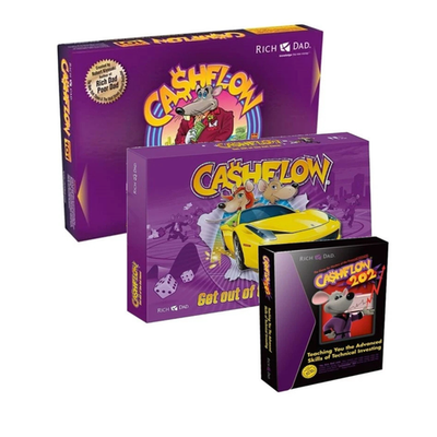 Cashflow 101 202 Rich Dad Poor Dad Robert Kiyosaki Board Game full