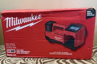 Milwaukee 2848-20 M18 Cordless 18 Volt Inflator New