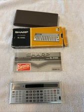 Sharp EL-5100 Vintage Scientific Calculator Manual Slip Case Box - For Parts