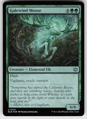 Galewind Moose 173 Uncommon Bloomburrow Magic: The Gathering Foil Near Mint