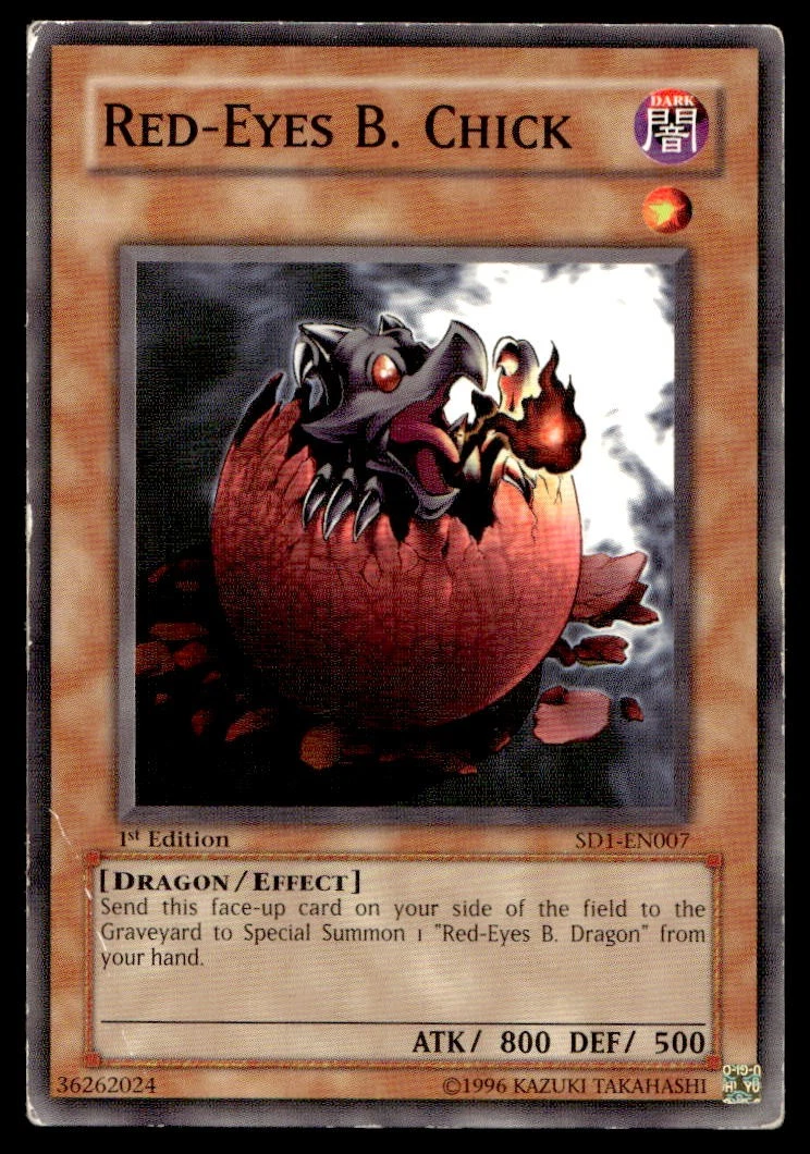 超美品　遊戯王　RED-EYES B.CHICK 英語 Yugioh Red Eyes B Chick for sale | eBay