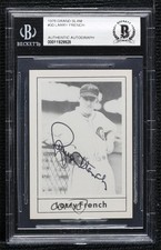 BAS 1978 Grand Slam Larry French #30 BGS Authentic Auto 4f5