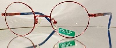 UNITED COLORS OF BENETTON BB02284 07/09 Eyeglasses RED New Metal 42-19-120