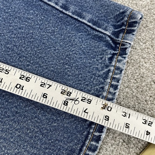 Levis 517 Jeans Herren 34x30 (Passform 33x30) Blau Regular Fit Bootcut Y2K Whiskered Vintage - Bild 9 von 14