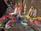 Vintage Barbie Dolls Lot 1960s Taiwan + Clothes Bundle Original Mattel 1964