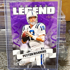 Leaf Prized Legends Peyton Manning Indianapolis Colts Prized Legend 23/25