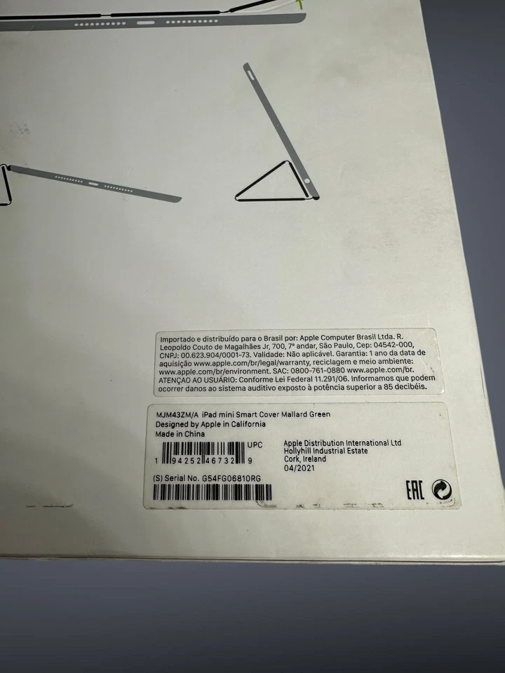 Genuine Apple iPad Mini Smart Cover 5Th Generation Mallard Green New Open Box - Image 4 of 4