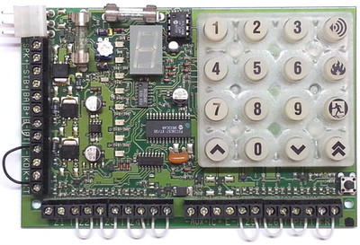 Pyronix Paragon Plus Hauptplatine mit Tastenmembran (Video getestet funktioniert) Ref:A