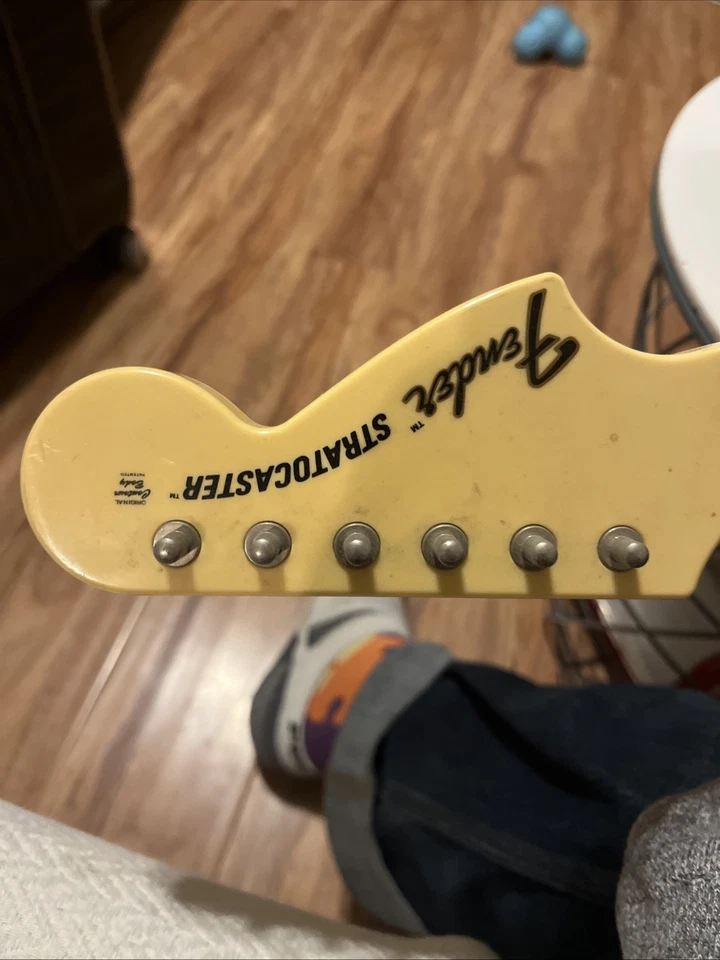 two Guitar Hero, Guitars Fenders One Corded One Wireless For The Xbox  - Image 2 of 4