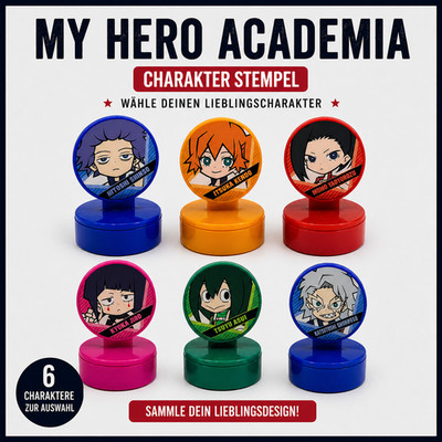My Hero Academia Stempel Stamper - vers. Varianten - Boku No Hero Anime Japan