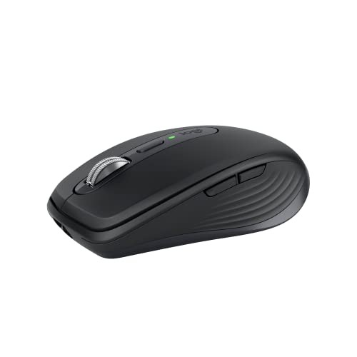 Logitech MX Anywhere 3S Compact Kabellose Maus, Fast Scrolling, 8K DPI Any-Surfa