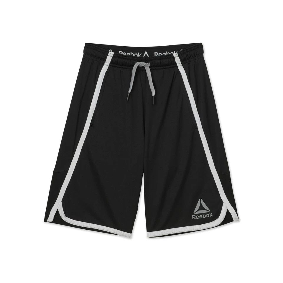 Pantalones Cortos Reebok Niño Athletic Groundwork Performance, Negros Talla L (10-12) Foto 4 de 4