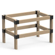 2' x 4' Basics Workbench Kit, 8 PCS Heavy Duty 3-Way Brackets for Garage Work...