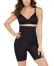 Miraclesuit Shape Away Extra Firm High-Waist Thigh Slimmer 2919 - Black - 2X