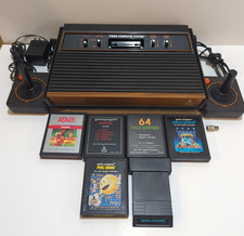 Atari 2600 (CX-2600A) Video Computer System, with controllers, 6 games tested.