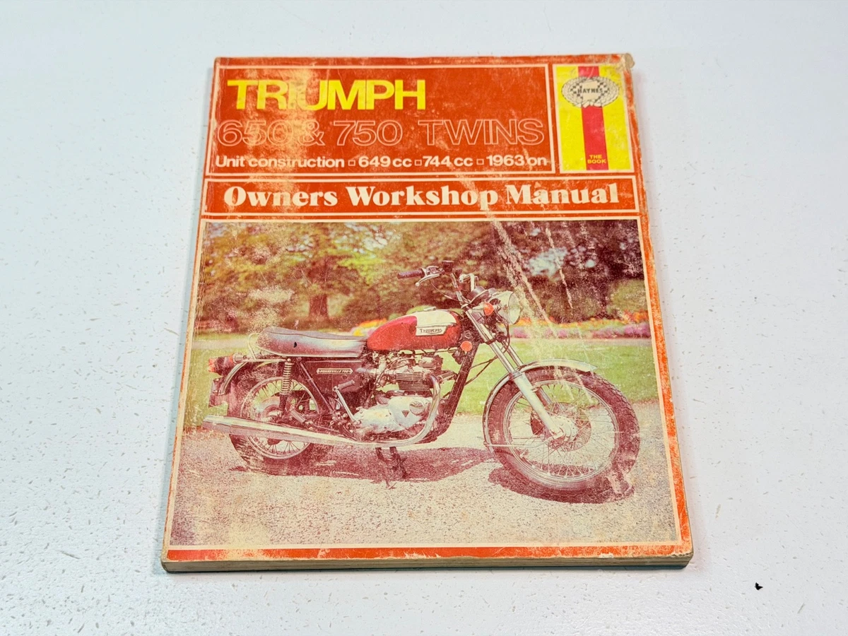 Triumph Motorcycle Service & Repair Manuals for sale | eBay