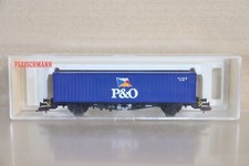 FLEISCHMANN 5239 K DB P&O Containerwagen 286-5 Mint In Box