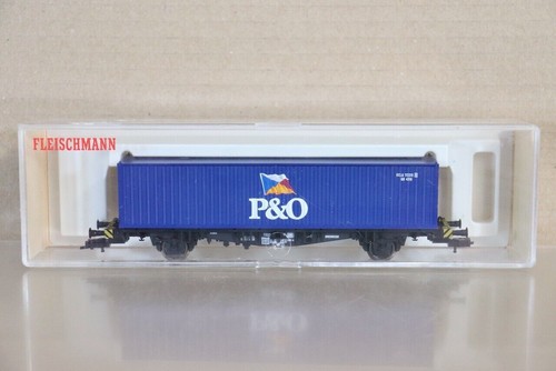 FLEISCHMANN 5239 K DB P&O CONTAINERWAGEN 286-5 NEUWERTIG VERPACKT | Condition: New