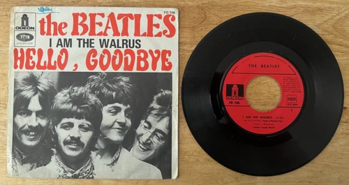 45 7" FRENCH SP THE BEATLES ODEON FO 106 IM THE WALRUS