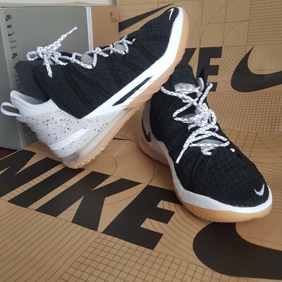 Nike LeBron XVIII 18 Black White Gum Medium Brown CQ9283-007 Nike LeBron XVIII 18 Black White Gum Medium Brown CQ9283-007