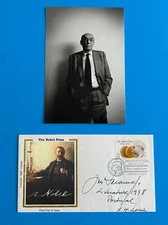 Jose Saramago (Nobel Prize Literature 1998) Hand Autographed Signed Nobel FDC