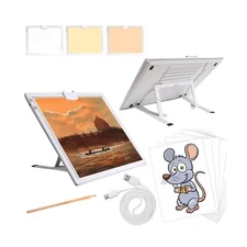 A3 Light Pad, Elice Tracing Light Box 3 Colors Mode Stepless and 6 Levels of ...
