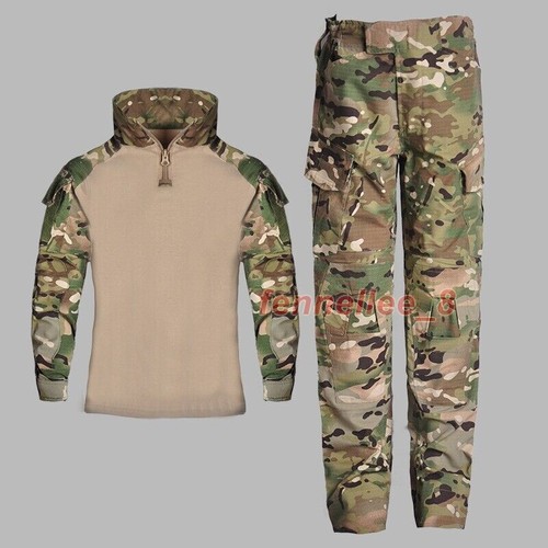 Kids Boys Gen3 Army Long Sleeve Shirt Pants Tactical Combat Uniform Military - Picture 5 of 29