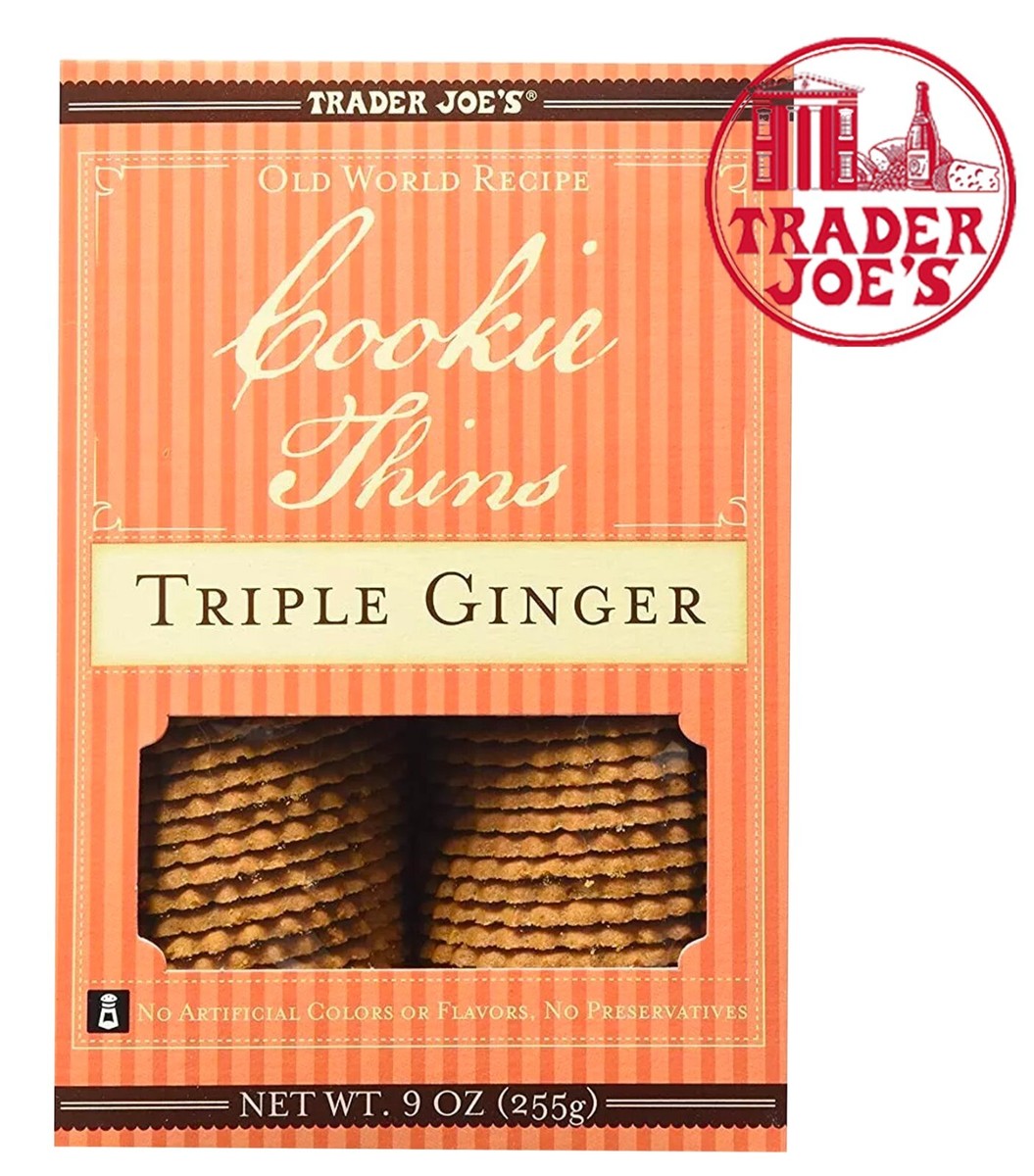 Trader Joe's Triple Ginger Cookie Thins 9 oz Each Pack | eBay