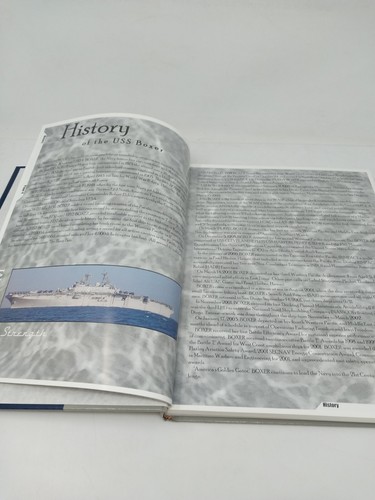 USS Boxer LHD-4 Aircraft Carrier Cruise Book 2003 - Picture 7 of 11