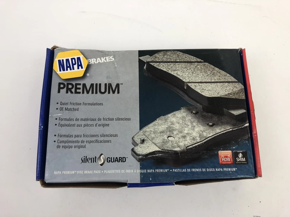 Комплект тормозных колодок NAPA 1995 1996 1997 1998 2000 2001 2002 Ford Ranger D652 - Изображение 2 из 3