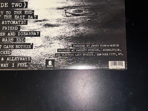RANCID ...And Out Come The Wolves RED Vinyl Sealed Limited 800 TIM TIMEBOMB NOFX - Picture 8 of 8