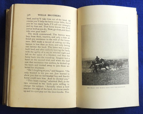 Wells Brothers The Young Cattle Kings by Andy Adams Boy Scouts Edition 1911 - Picture 7 of 8