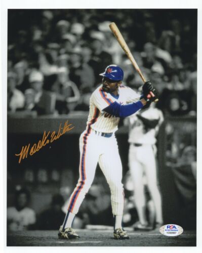 Mookie Wilson Signed Auto Autographed New York Mets 8x10 Photo PSA ITP COA #5 - Picture 1 of 1